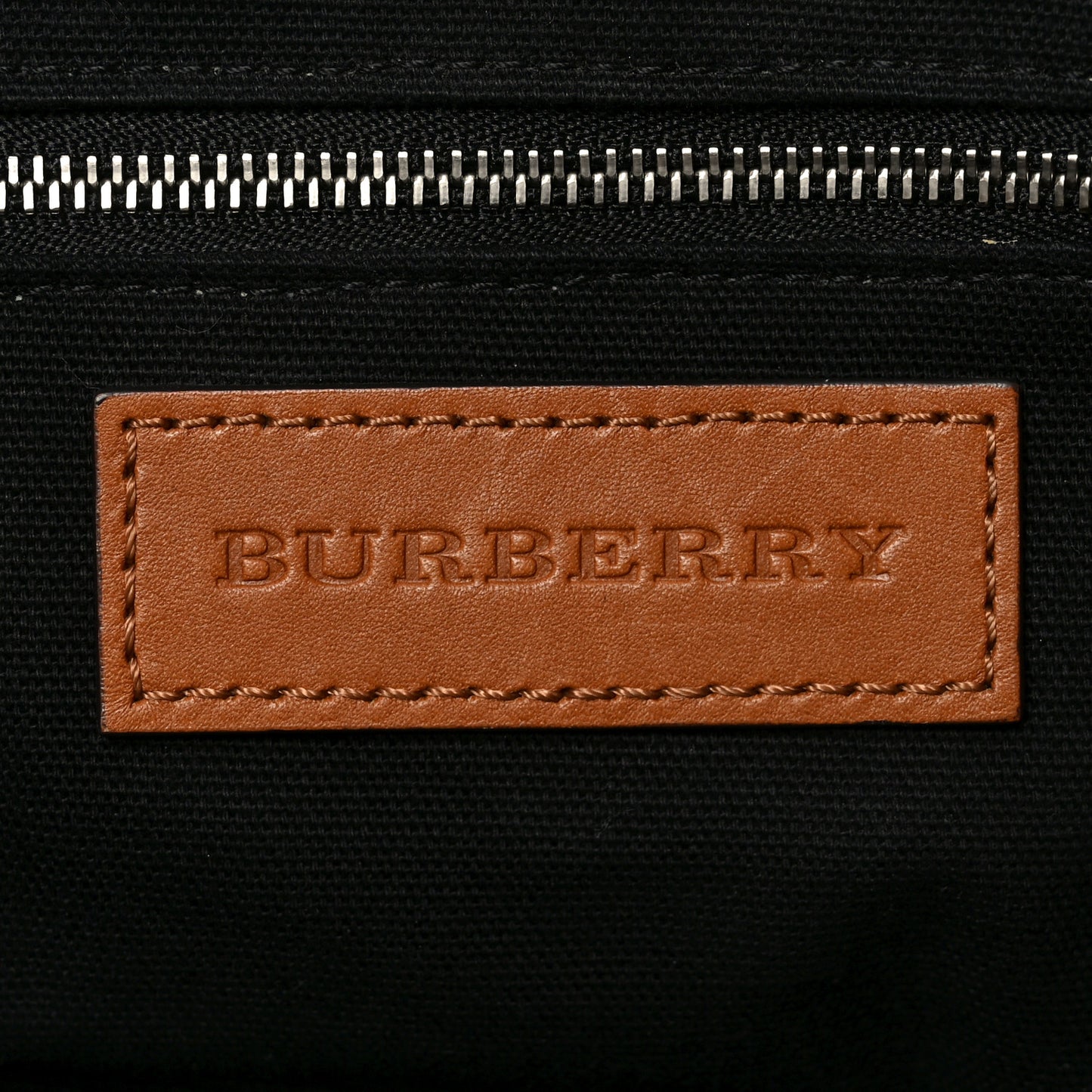 Mega Check Grained Calfskin Medium Harcourt Satchel Saddle Brown