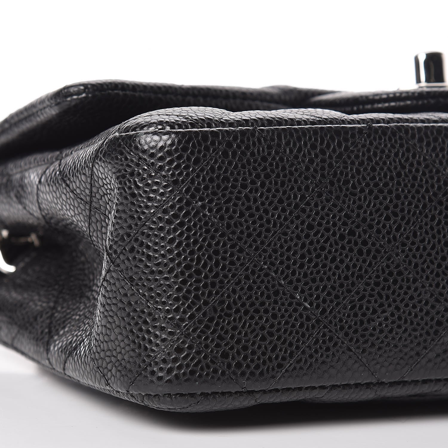 Chanel Caviar Quilted Mini Rectangular Flap Black 9 of 11
