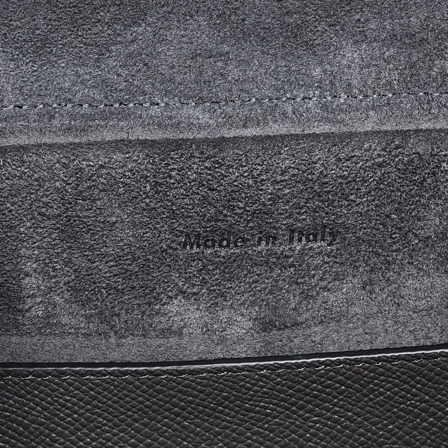 Celine Grained Calfskin Micro Belt Bag Grey 8 of 9