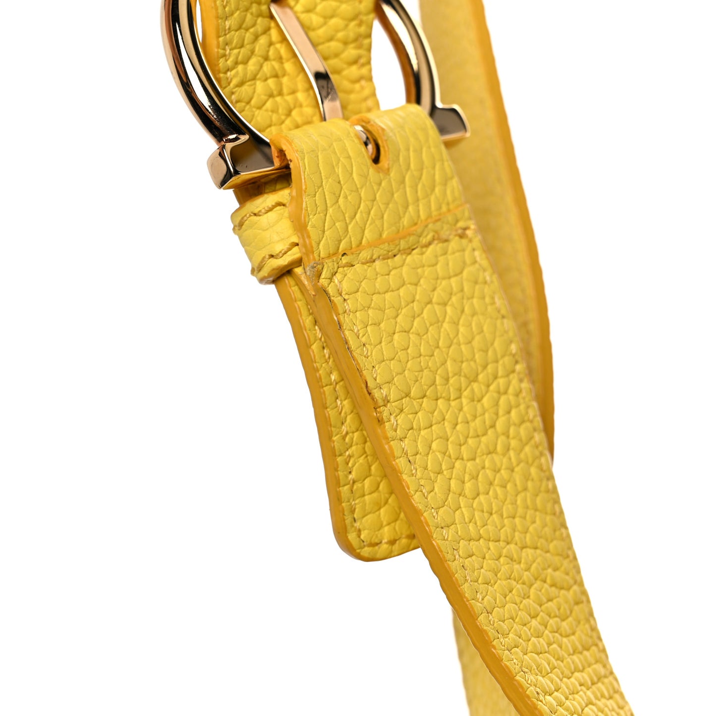 Calfskin Sofia Gancini Satchel Yellow