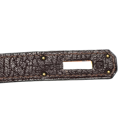Hermes Chevre De Coromandel HAC Birkin 28 Chocolate 7 of 13