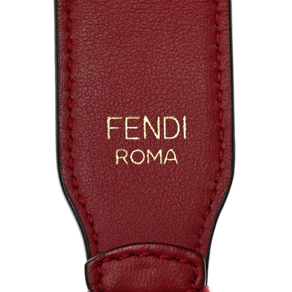 Fendi Calfskin Adjustable Strap You Red 4 of 9