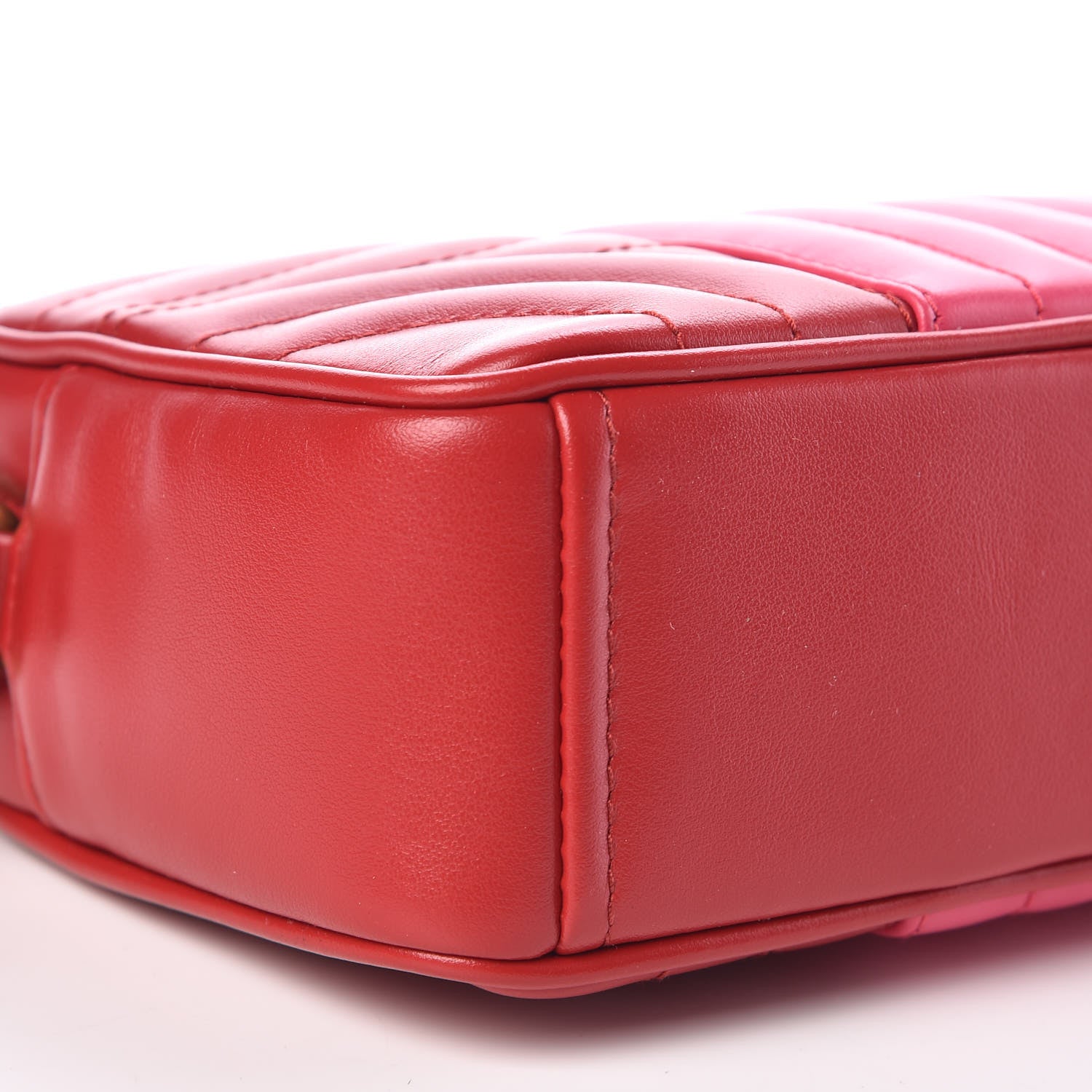 Prada Soft Calfskin Diagramme Crossbody Bag Rosso 7 of 8