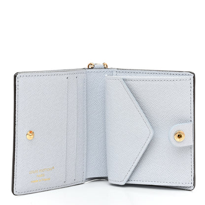 Louis Vuitton Monogram LV Charms Pocket Wallet Azure Blue 5 of 7