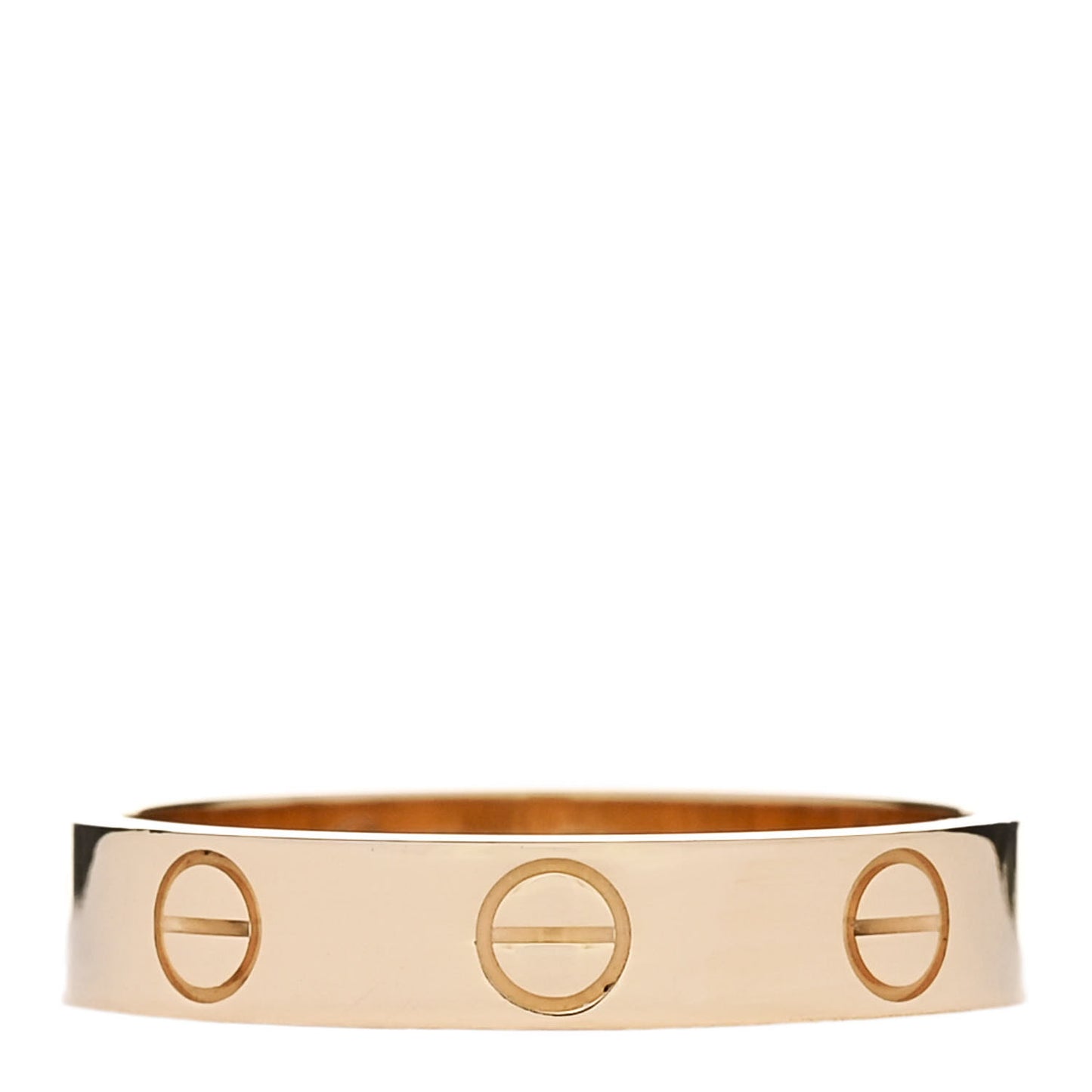18K Yellow Gold 3.5mm LOVE Wedding Band Ring 51 5.75