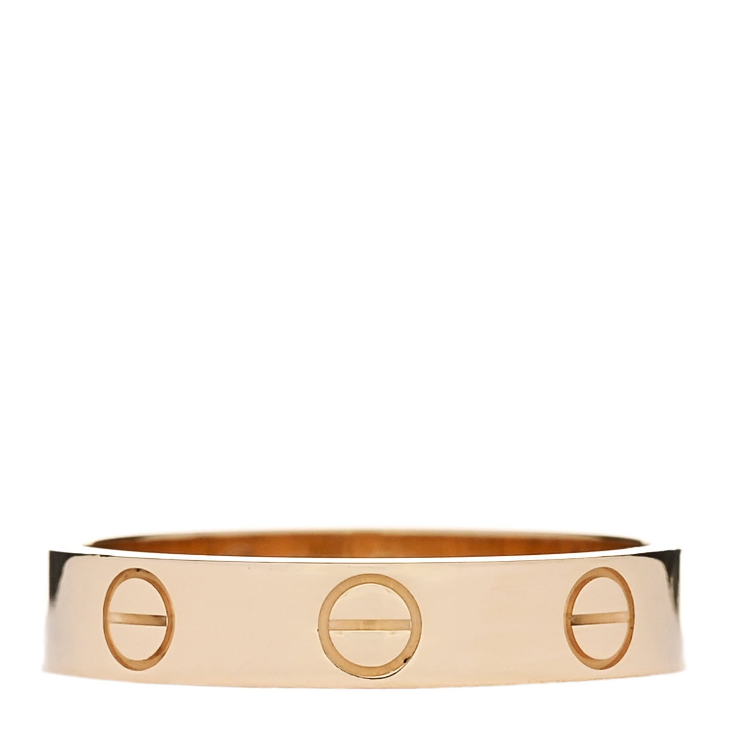 Cartier 18K Yellow Gold 3.5mm LOVE Wedding Band Ring 51 5.75 1 of 5