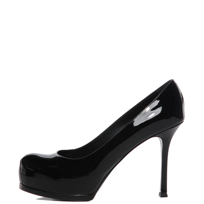 Saint Laurent Patent Vernice Tribtoo 80 Pumps 38.5 Black 1 of 7