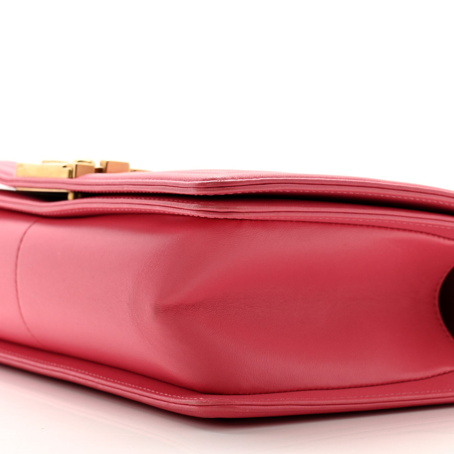 Lambskin Quilted Medium Boy Flap Pink