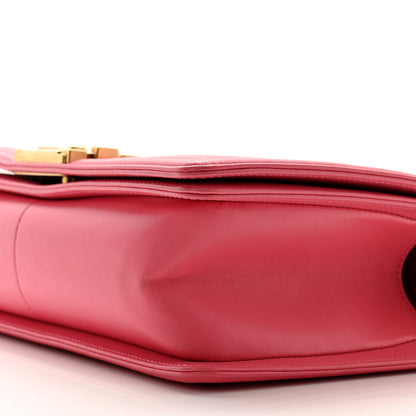 Chanel Lambskin Quilted Medium Boy Flap Pink 10 of 10