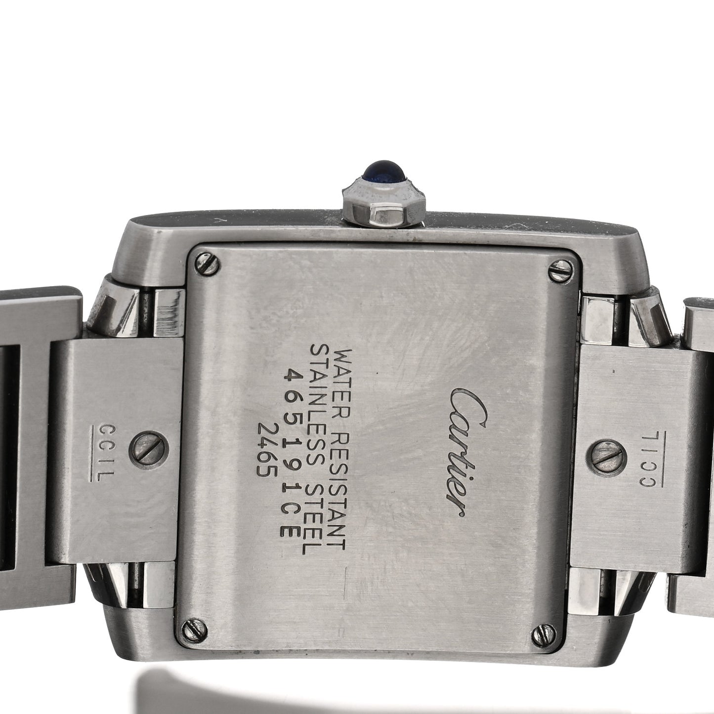 Stainless Steel 25mm Tank Francaise Quartz Watch