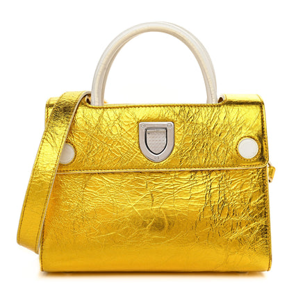 Christian Dior Metallic Calfskin Mini Diorever Flap Gold 1 of 15