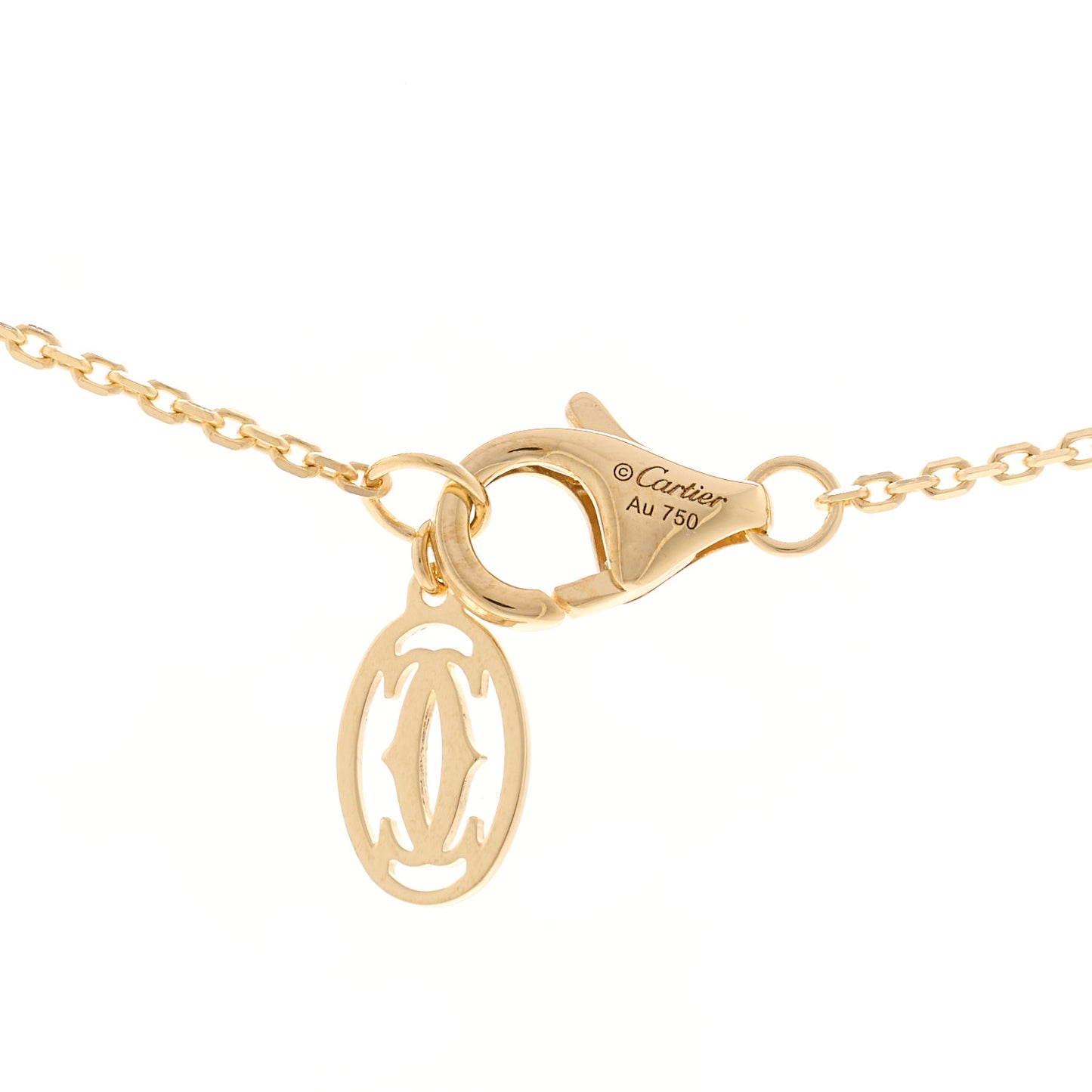 18K Yellow Gold Diamond XS D'Amour Pendant Necklace