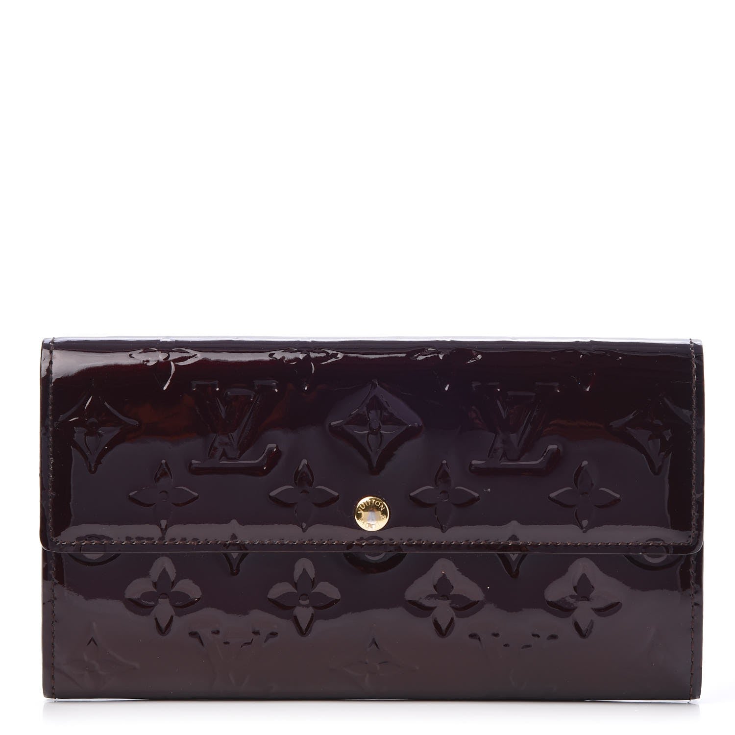 Louis Vuitton Vernis Sarah Wallet Amarante 1 of 8