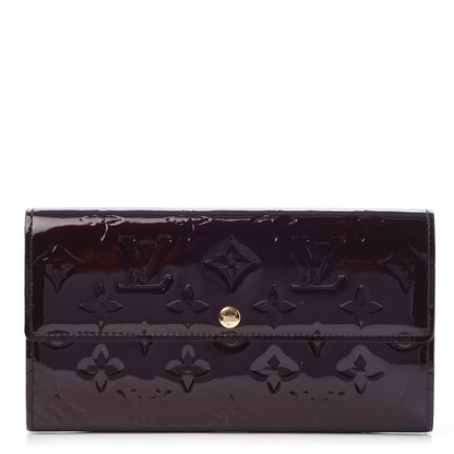 Louis Vuitton Vernis Sarah Wallet Amarante 1 of 8
