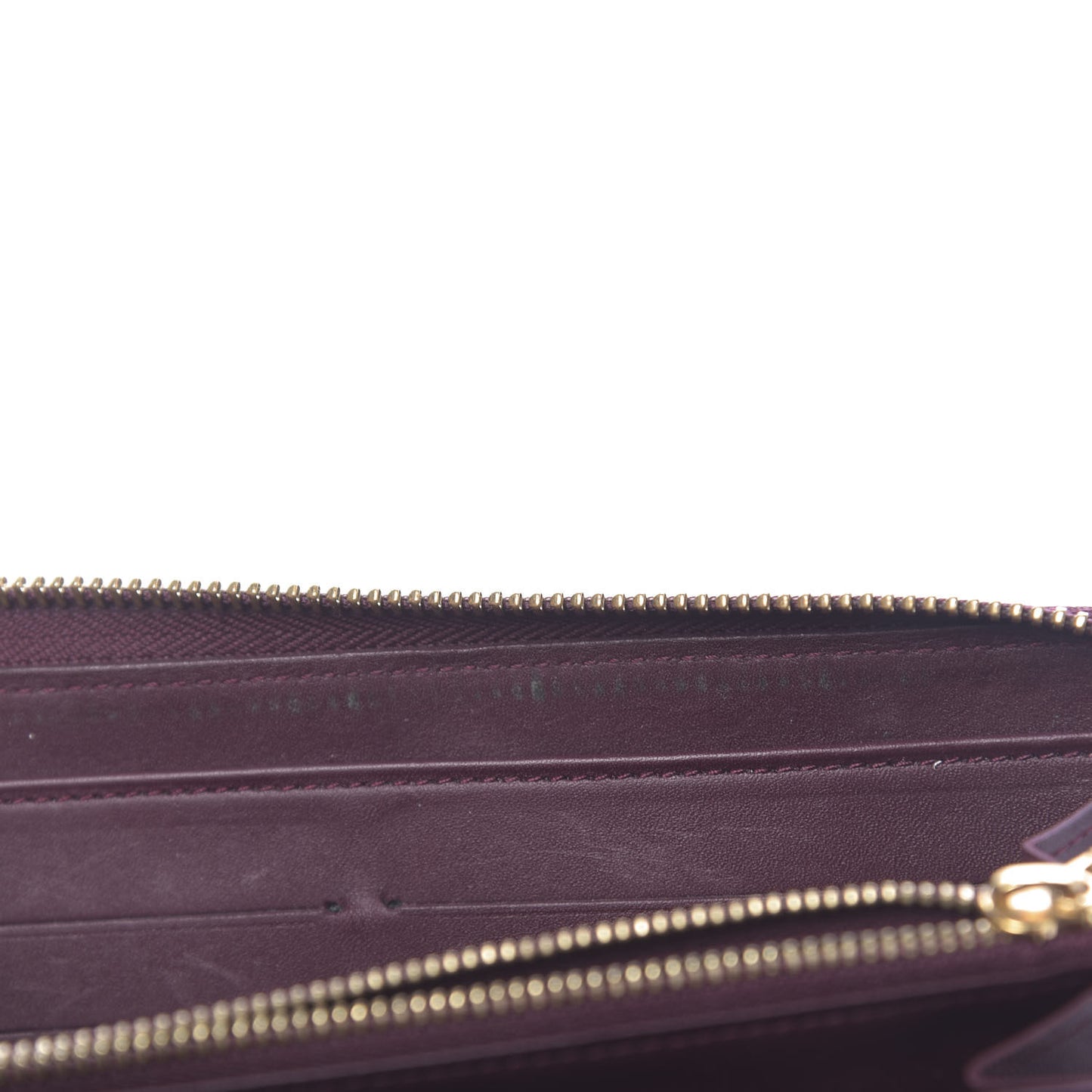 Vernis Leopard Zippy Wallet Rouge Fauviste