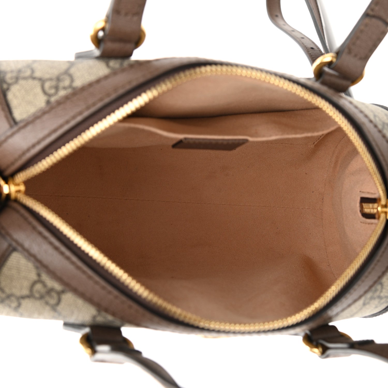 Gucci GG Supreme Monogram Web Small Ophidia Boston Bag Beige New Acero 5 of 10
