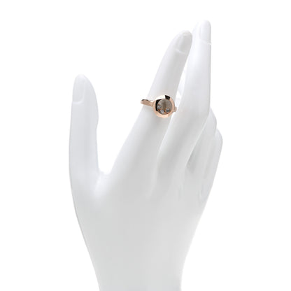 Chopard 18K Rose Gold 3 Happy Diamond Icons Ring 52 6 2 of 7
