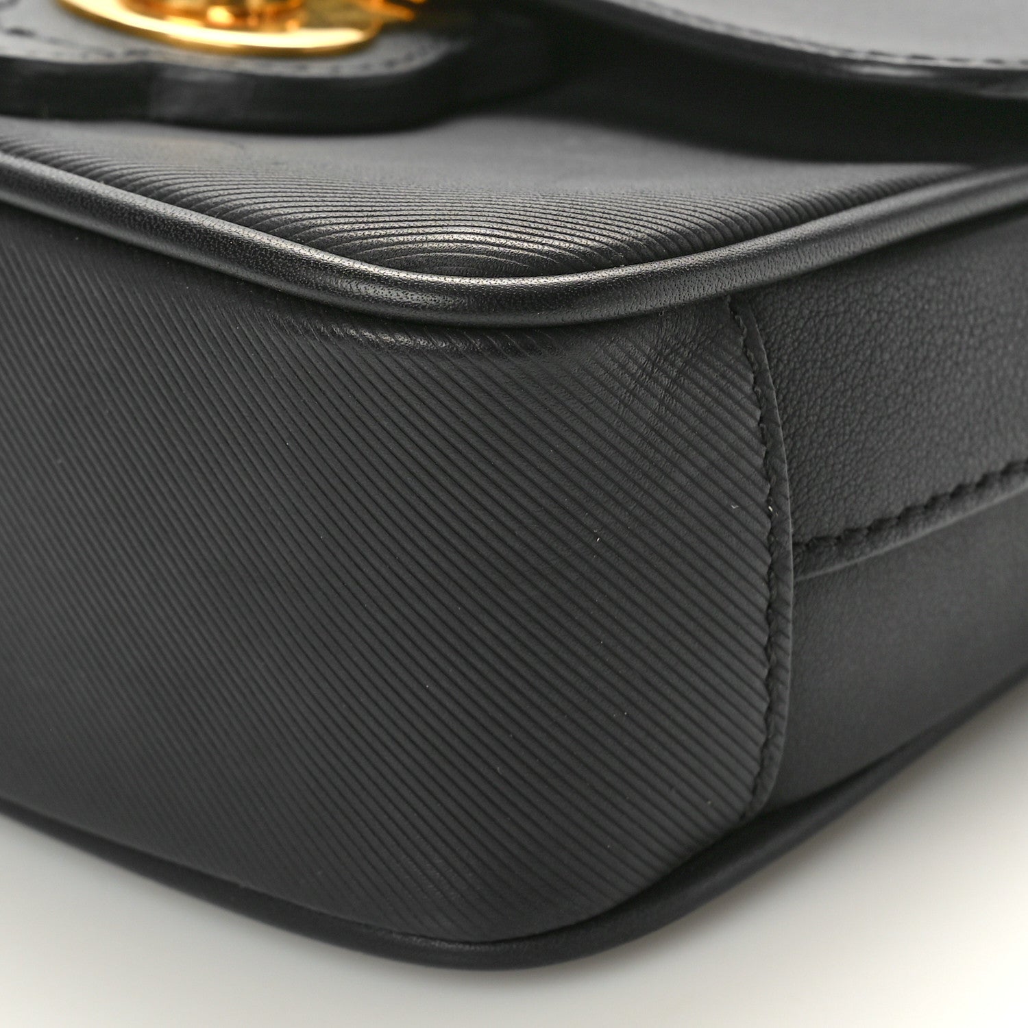 Burberry Trench Calfskin Mini DK88 Top Handle Bag Black 9 of 9