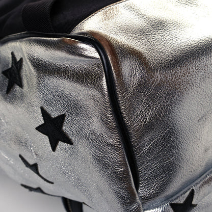 Saint Laurent Metallic Buffalo Star Hunting Backpack Silver Black 8 of 11