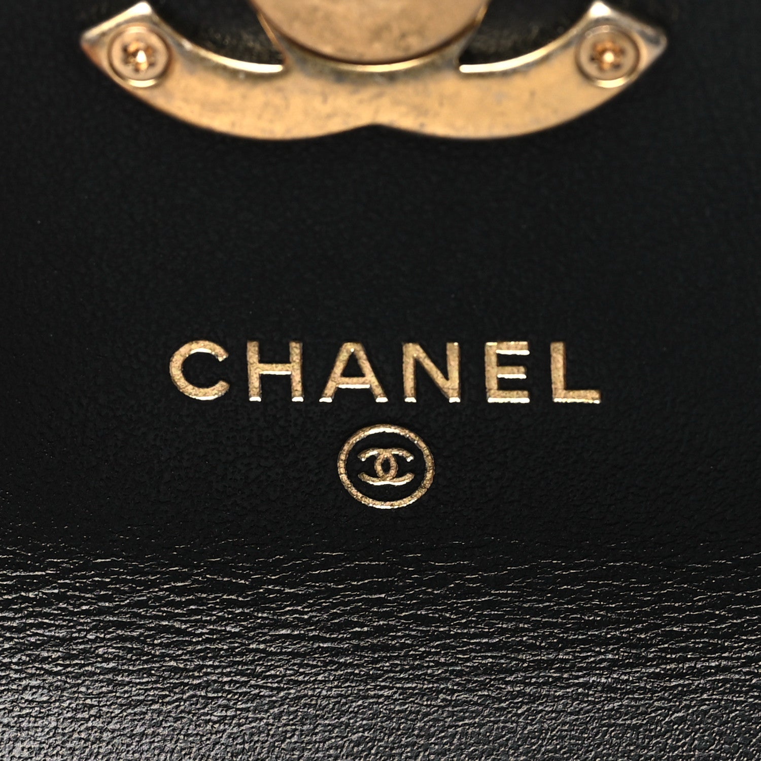 Chanel Calfskin Quilted Perfect Fit Coin Purse With Chain Black 6 of 12