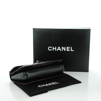 Chanel Calfskin Quilted Large Perfect Edge Flap Black 4 of 8
