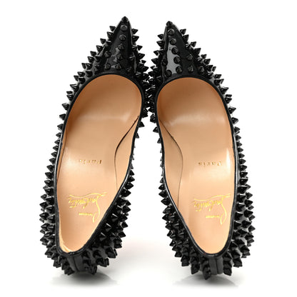 Christian Louboutin Patent Pigalle Spikes 120 Pumps 36.5 Black 2 of 8