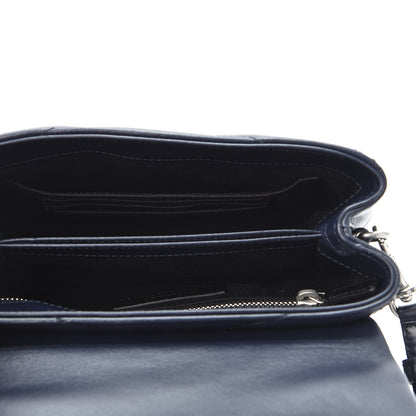 Saint Laurent Calfskin Y Quilted Monogram Toy Loulou Chain Satchel Medium Blue 4 of 10