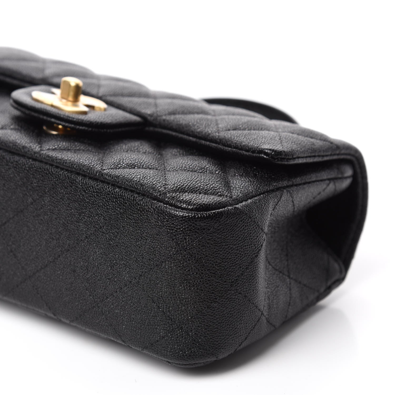 Chanel Caviar Quilted Mini Top Handle Rectangular Flap Black 7 of 10