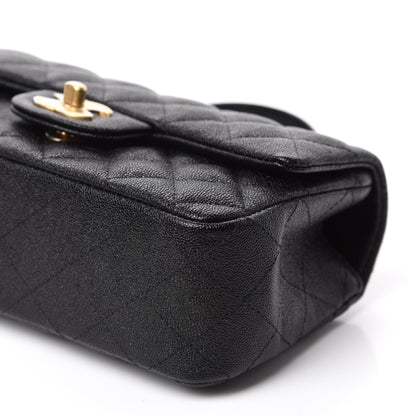 Chanel Caviar Quilted Mini Top Handle Rectangular Flap Black 7 of 10