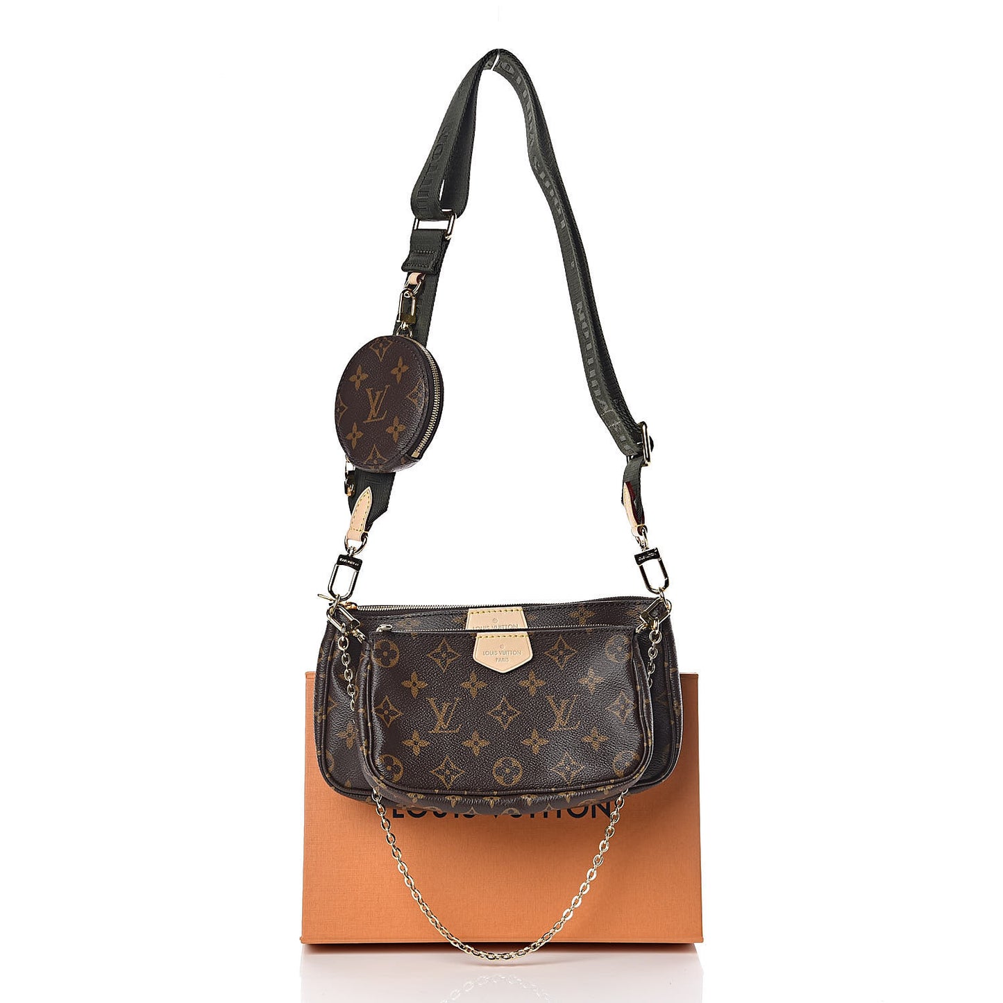 Monogram Multi Pochette Accessories Kaki