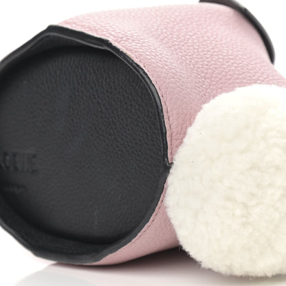 Loewe Calfskin Shearling Mini Bunny Crossbody Bag Pink 10 of 11