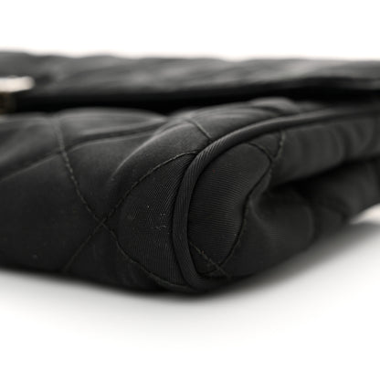 Prada Nylon Tessuto Impuntu Quilted Flap Crossbody Black 10 of 11