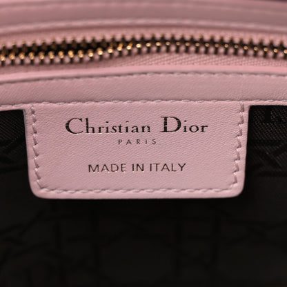 Christian Dior Lambskin Cannage Medium Lady Dior Light Pink 6 of 13