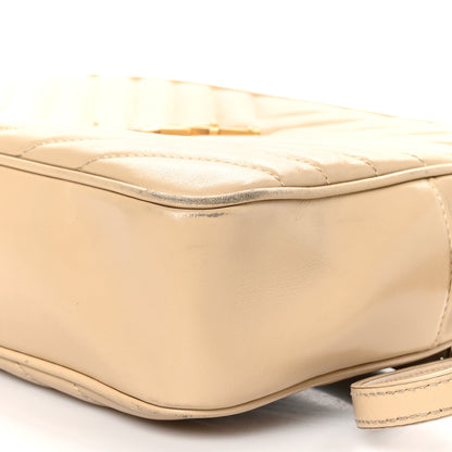 Saint Laurent Calfskin Matelasse Monogram Lou Camera Bag Dark Beige 10 of 19