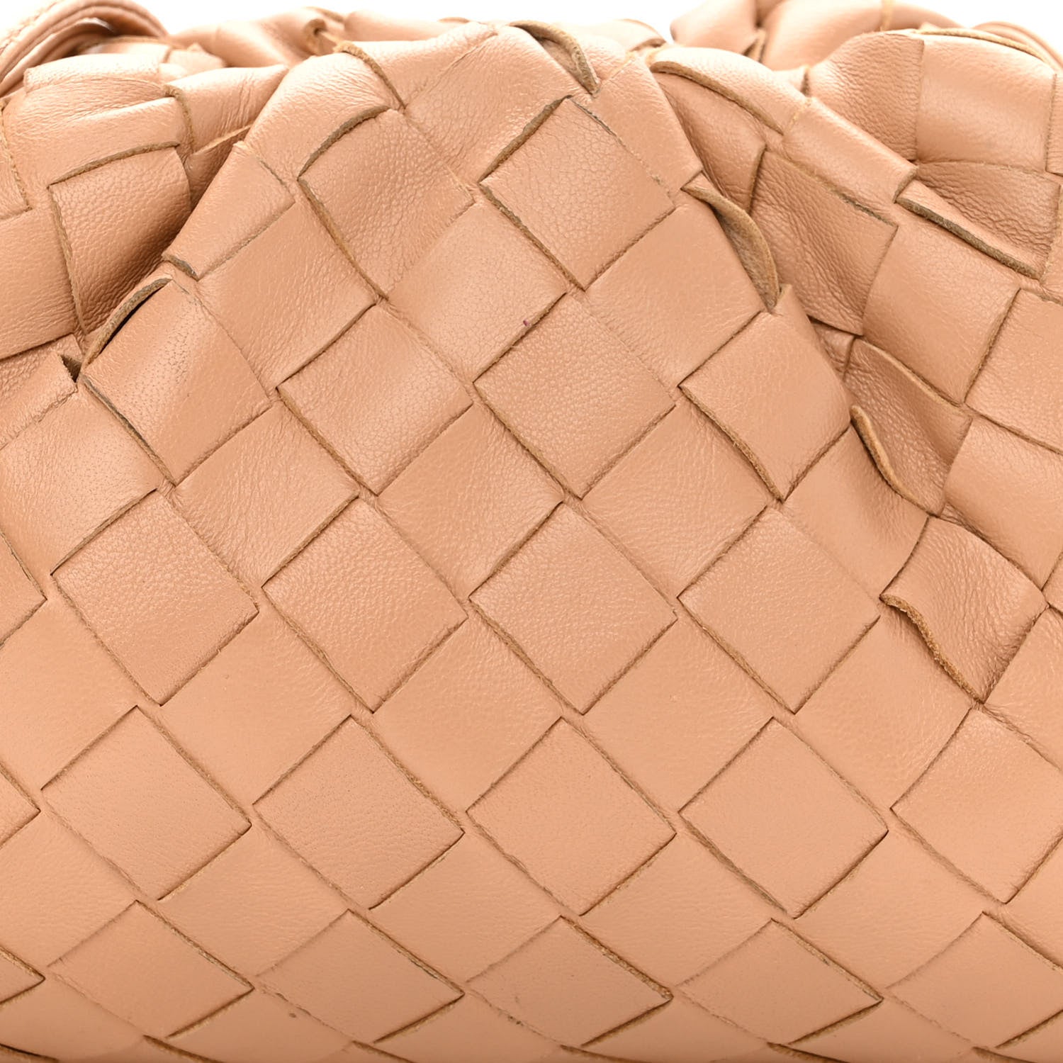 Bottega Veneta Nappa Intrecciato The Mini Pouch Almond 7 of 9
