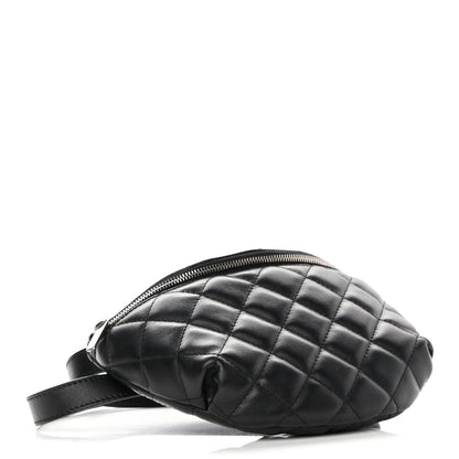 Chanel Lambskin Quilted Waist Belt Bag Black 4 of 11
