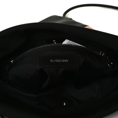 Burberry Printed Canvas Drawstring Bachpack Black 5 of 11