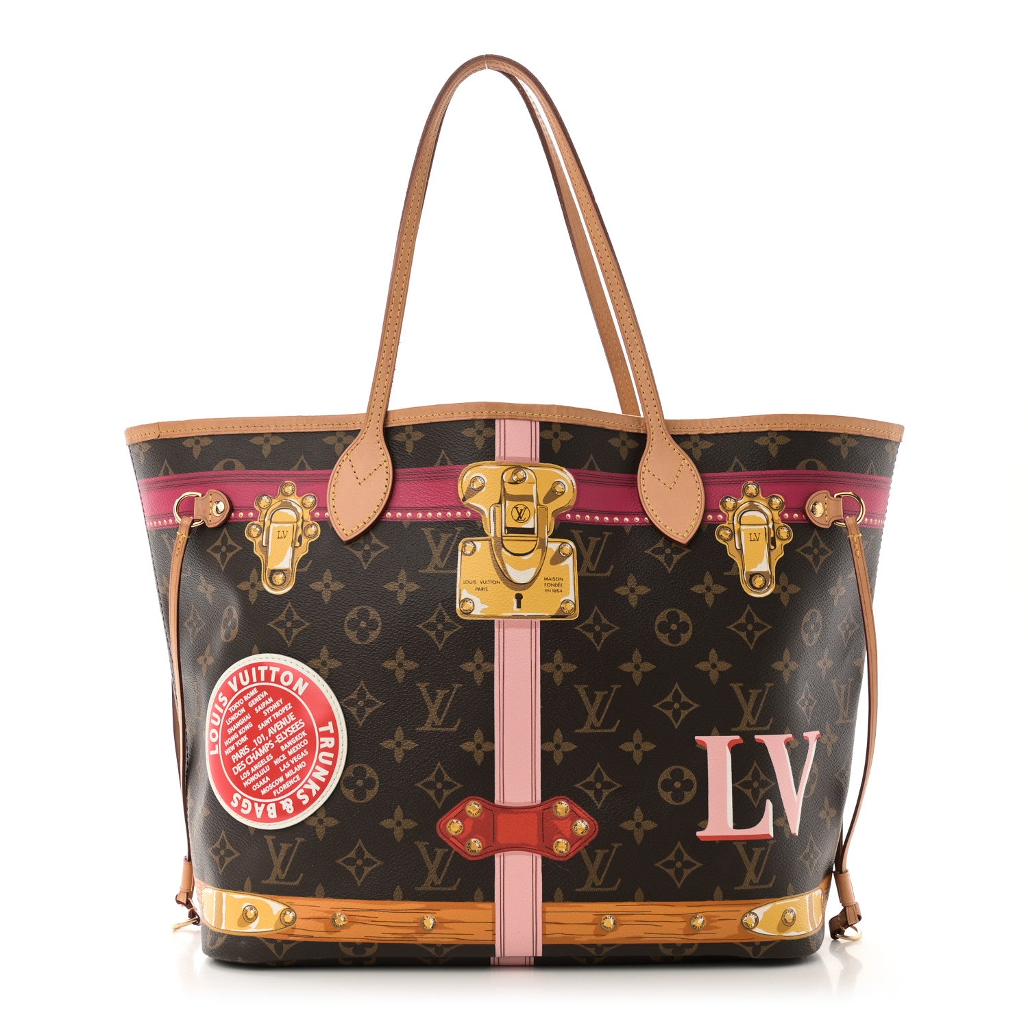 Louis Vuitton Monogram Summer Trunks Neo Neverfull MM 1 of 11