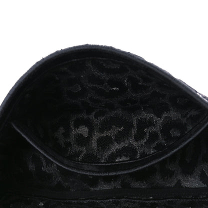 Christian Dior Velvet Mizza Embroidered Medium Caro Bag Gray 6 of 11