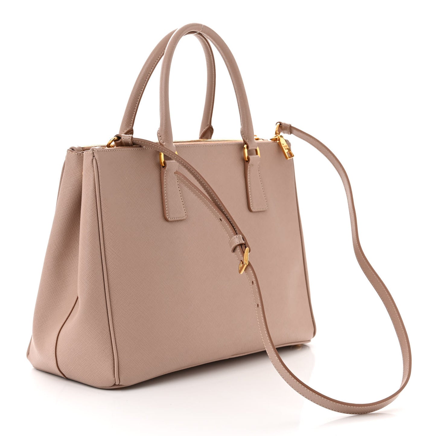 Saffiano Large Galleria Double Zip Tote Cammeo