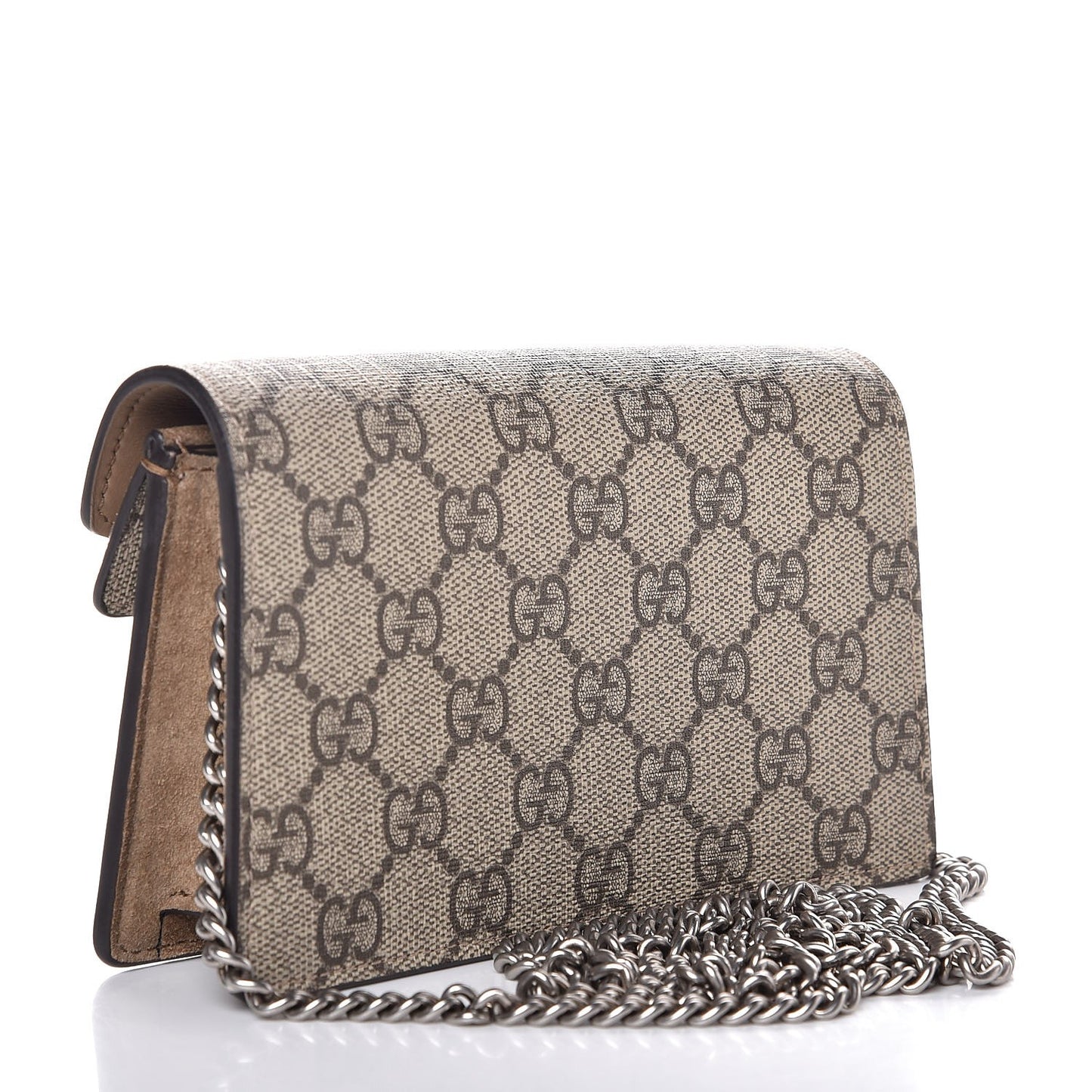 GG Supreme Monogram Super Mini Dionysus Shoulder Bag Taupe