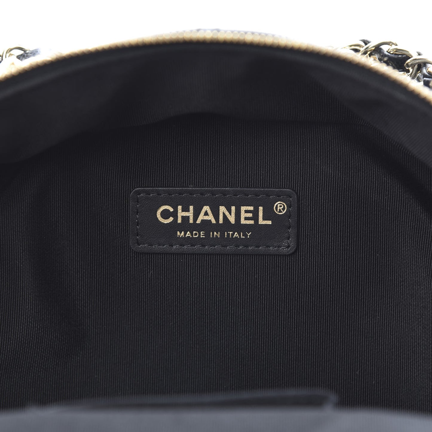 Caviar Quilted Medium Zip Around Backpack Black