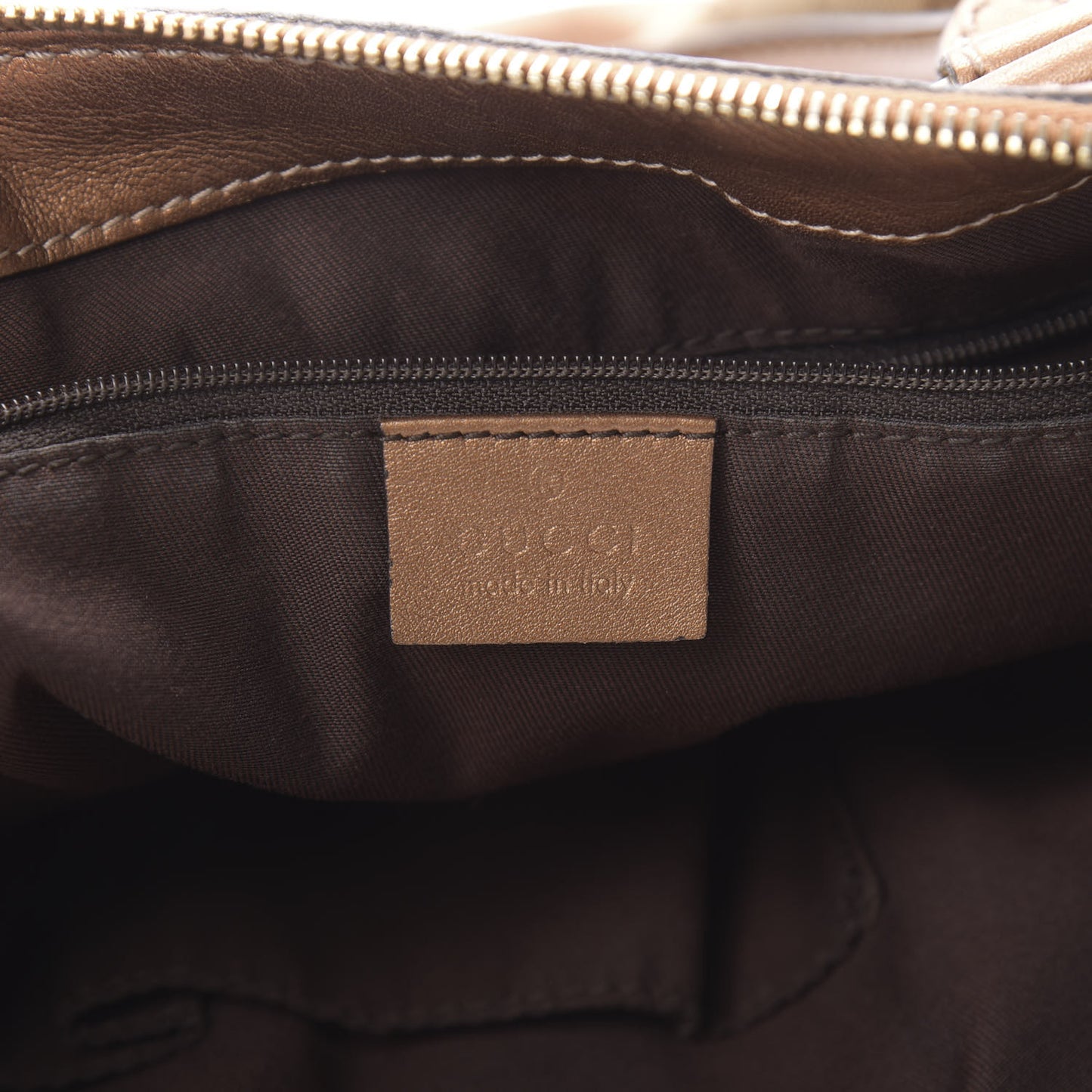 Monogram Medium Sukey Top Handle Bag Beige Bronze