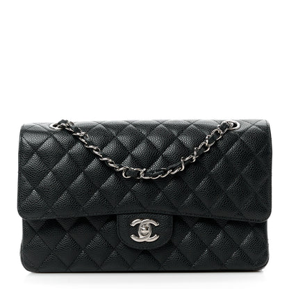 Chanel Caviar Quilted Medium Double Flap Black 1 of 14