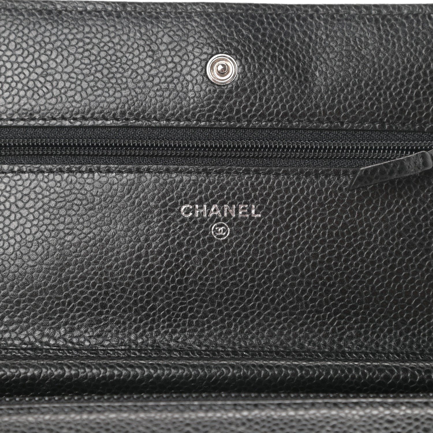 Chanel Caviar Quilted Wallet On Chain WOC Black 6 of 13
