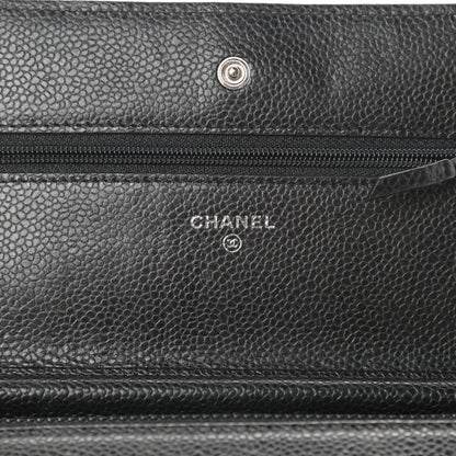 Chanel Caviar Quilted Wallet On Chain WOC Black 6 of 13