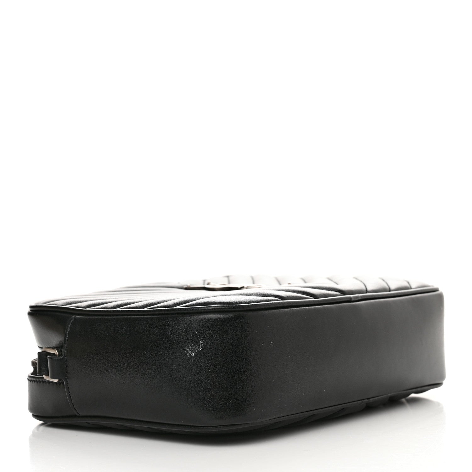 Saint Laurent Calfskin Matelasse Monogram Lou Camera Bag Black 4 of 10