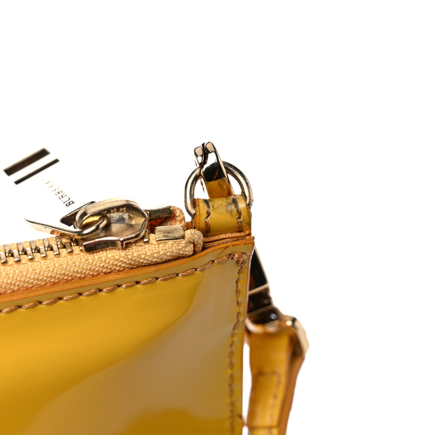 Prorsum Patent Small Shoulder Bag Yellow