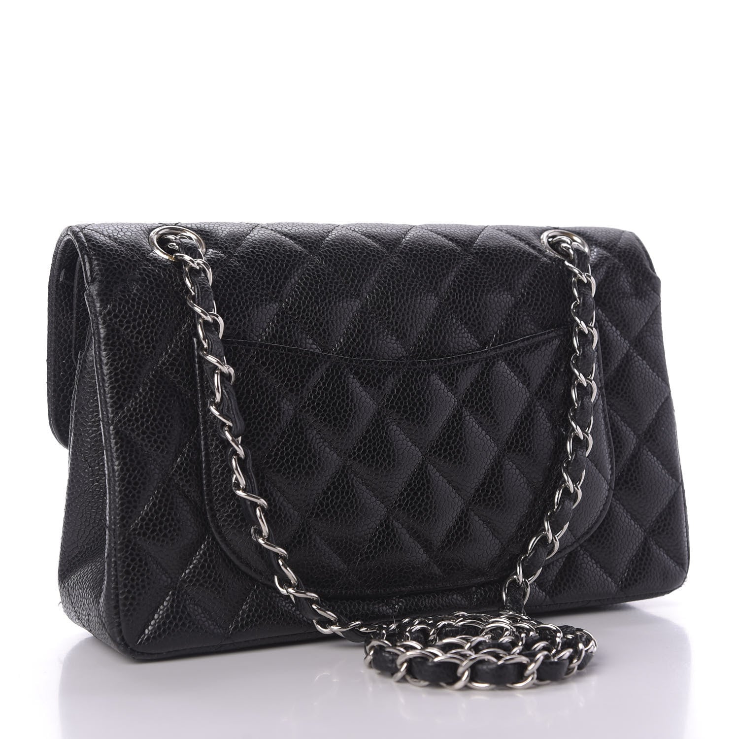 Chanel Caviar Quilted Small Double Flap Black 3 of 13