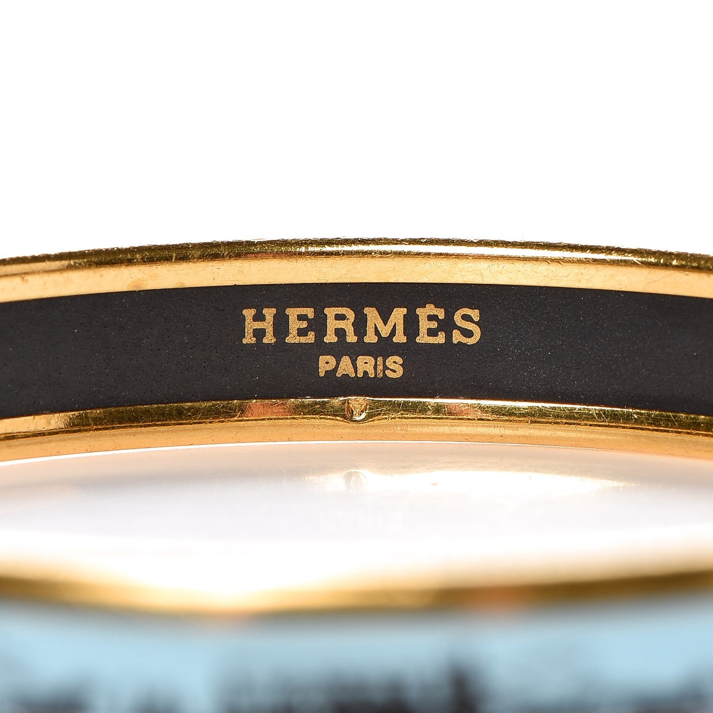 Enamel Printed Narrow Les Ponts De Paris Bracelet 65